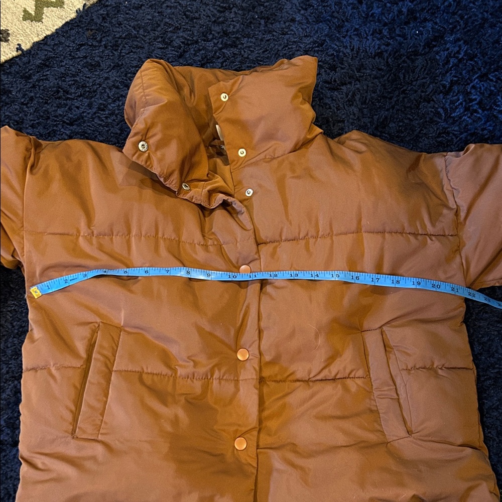 Free People Rust Puffer Jacket - Picture 6 of 8